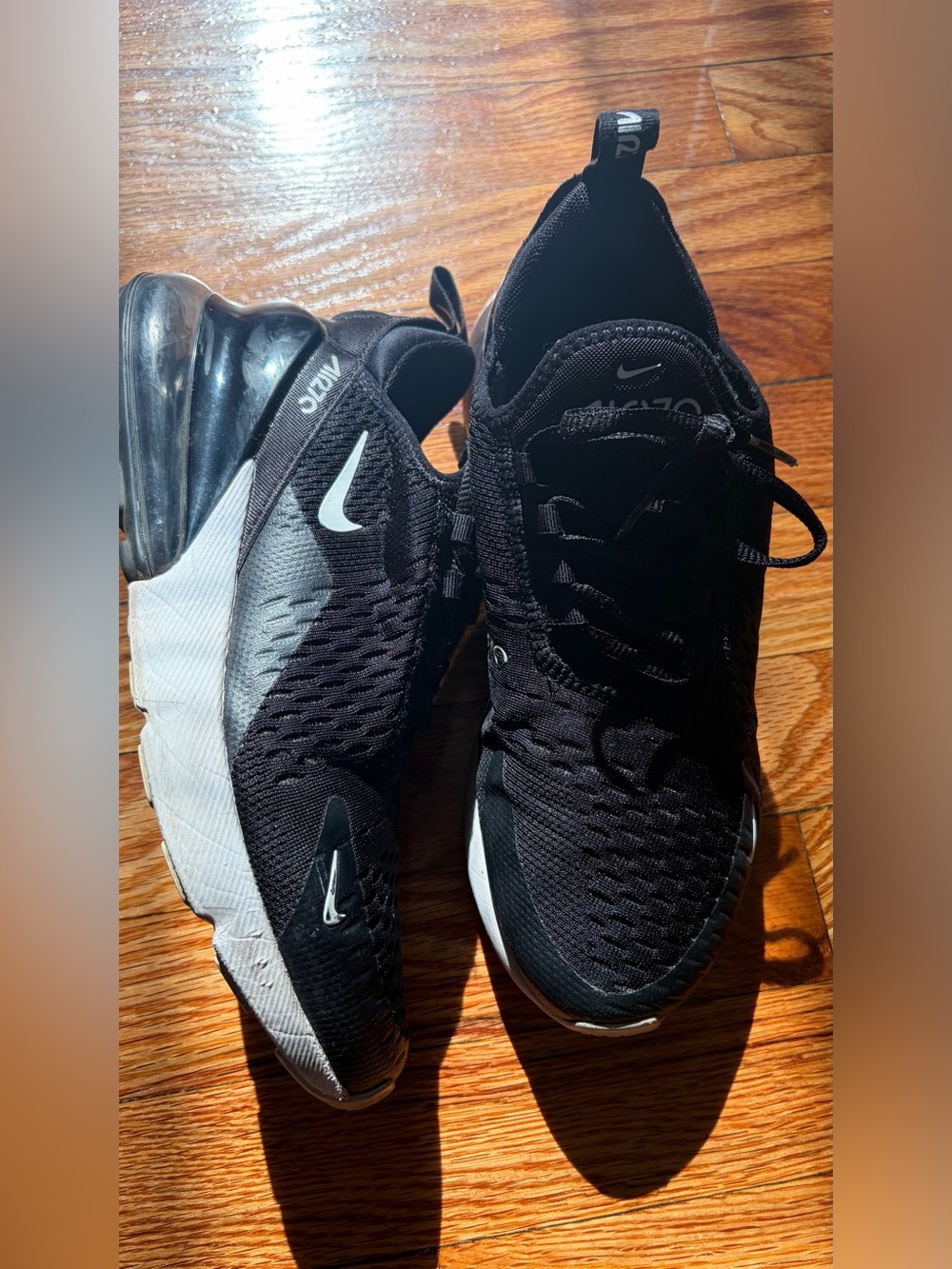Nike Air Max 270 Black & White Sneakers